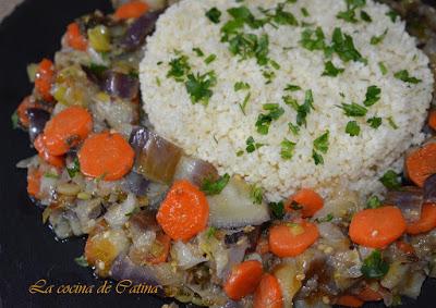 Verduritas salteadas con couscous Verduritas salteadas con couscous