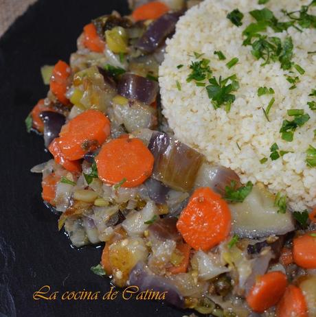 Verduritas salteadas con couscous Verduritas salteadas con couscous