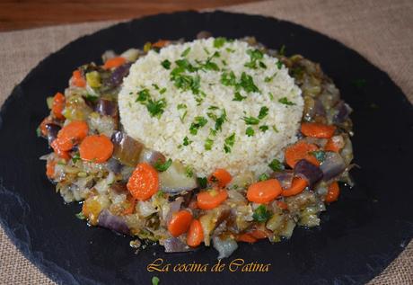 Verduritas salteadas con couscous Verduritas salteadas con couscous