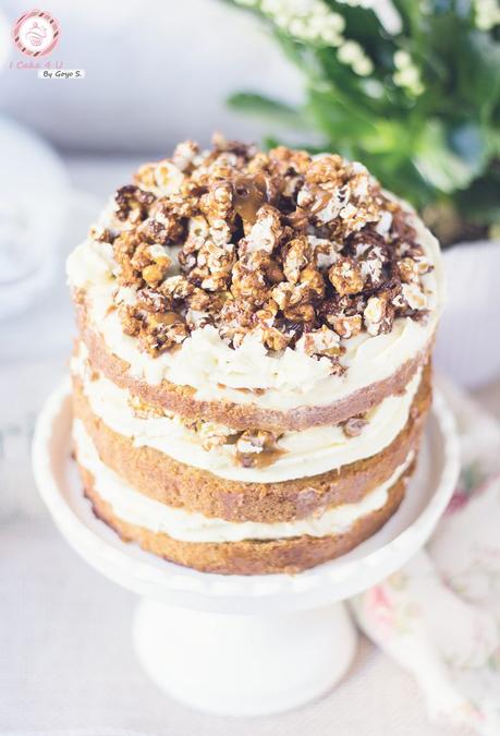 Tarta de Palomitas de Dulce de Leche