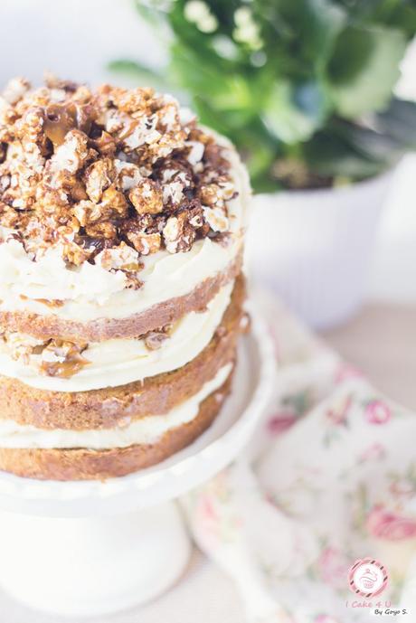 Tarta de Palomitas de Dulce de Leche