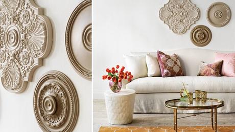 Decora tus paredes con rosetones Decora tus paredes con rosetones