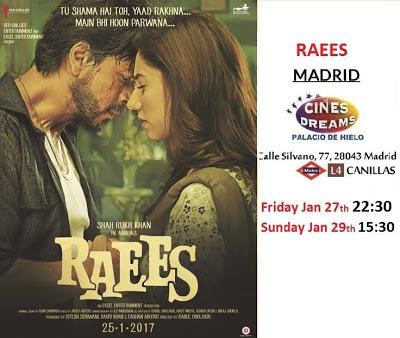 Raees, cine bollywood en España