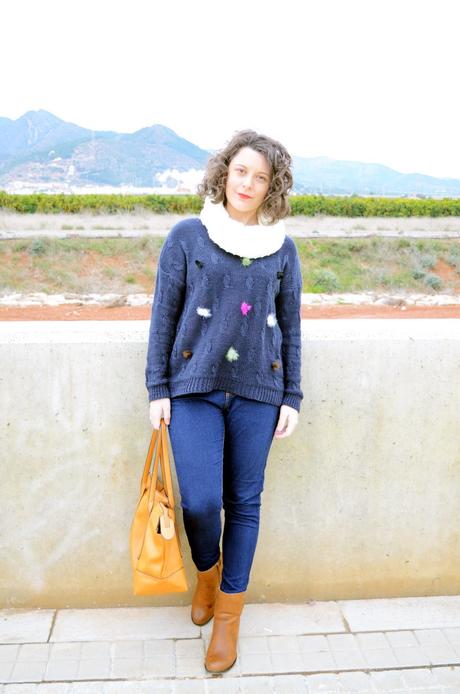 Jersey con pompones Jersey con pompones