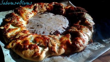 PIZZA EN FORMA DE ROSCA .....APROVECHAMIENTO