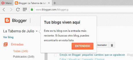 Nuevo look para blogger: llegó el panel de control simplificado