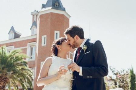 Boda de Sonia y David en Aranjuez Bossanova - Sonia + David - Palacio de Silvela (0563)