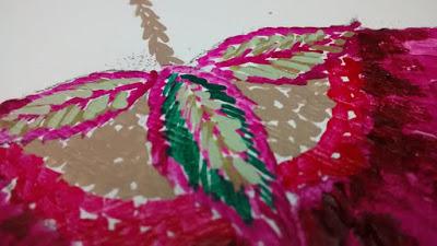 Como trabajamos en dos mesitas de luz imitando un bordado Como trabajamos en dos mesitas de luz imitando un bordado