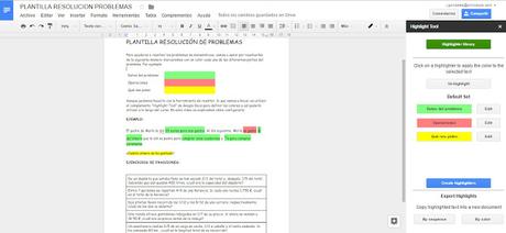 Trabajar comprensión lectora en matematicas con Google Docs