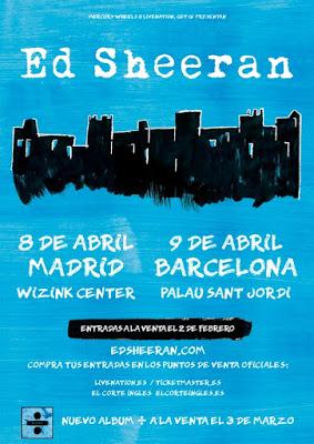 Ed Sheeran, en abril en Madrid y Barcelona