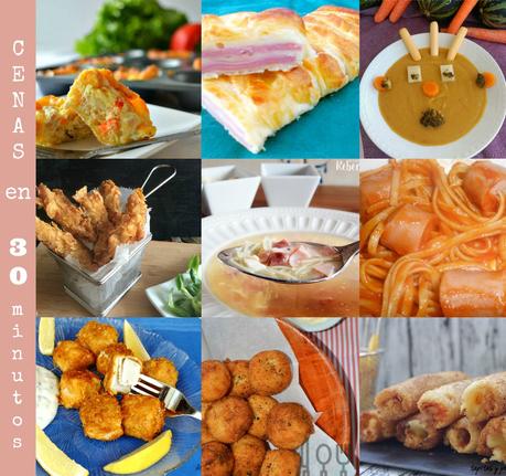 Cenas listas en 30 minutos (I): 9 recetas rápidas y deliciosas Cenas listas en 30 minutos (I): 9 recetas rápidas y deliciosas