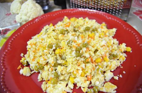 ARROZ FRITO DE COLIFLOR O ARROZ DE COLIFLOR A LAS TRES DELICIAS ARROZ FRITO DE COLIFLOR O ARROZ DE COLIFLOR A LAS TRES DELICIAS
