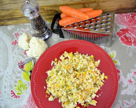 ARROZ FRITO DE COLIFLOR O ARROZ DE COLIFLOR A LAS TRES DELICIAS ARROZ FRITO DE COLIFLOR O ARROZ DE COLIFLOR A LAS TRES DELICIAS