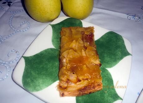 Tarta de manzana súper fina, súper fácil, súper buena