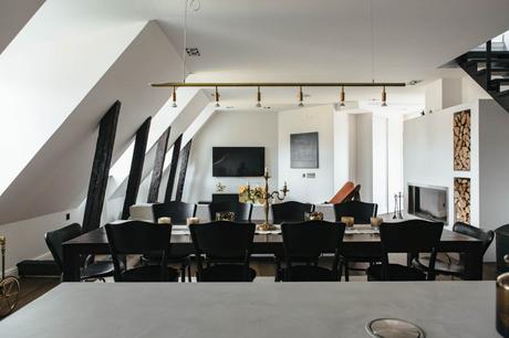 Girasoles para un ático nórdico. 06