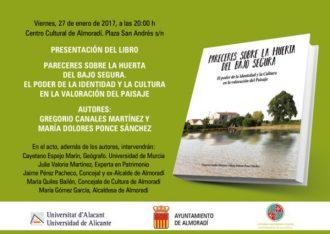 Presentación del libro ‘Pareceres sobre la huerta del Bajo Segura’ en Almoradí