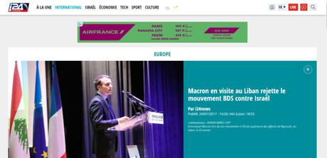 Candidato a la presidencia de Francia critica al BDS … en el Líbano. Candidato a la presidencia de Francia critica al BDS … en el Líbano.
