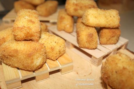 CROQUETAS DE BACON Y QUESO CURADO CROQUETAS DE BACON Y QUESO CURADO