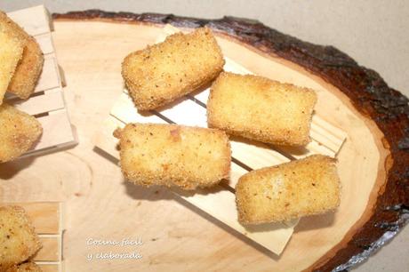 CROQUETAS DE BACON Y QUESO CURADO CROQUETAS DE BACON Y QUESO CURADO