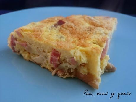 Tortilla de setas shiitake Tortilla de setas shiitake