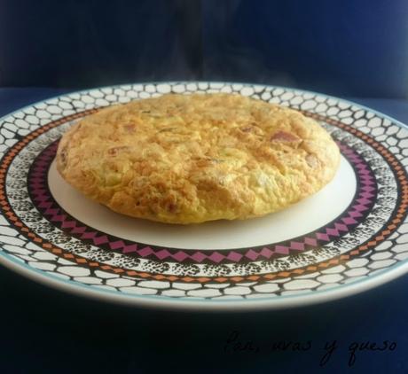 Tortilla de setas shiitake Tortilla de setas shiitake