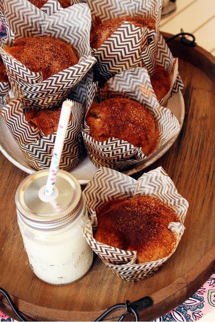 Nutella-Stuffed Cinamon Sugar Muffins Nutella-Stuffed Cinamon Sugar Muffins