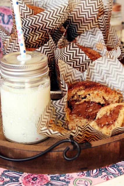 Nutella-Stuffed Cinamon Sugar Muffins Nutella-Stuffed Cinamon Sugar Muffins