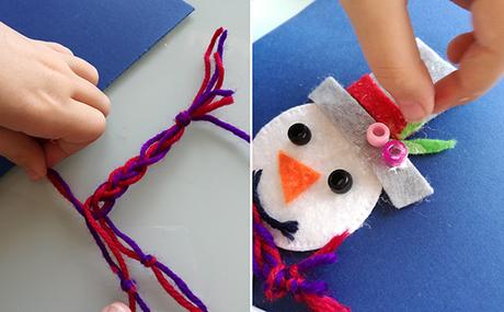 Muñecos de nieve, una manualidad invernal. Muñecos de nieve, una manualidad invernal.