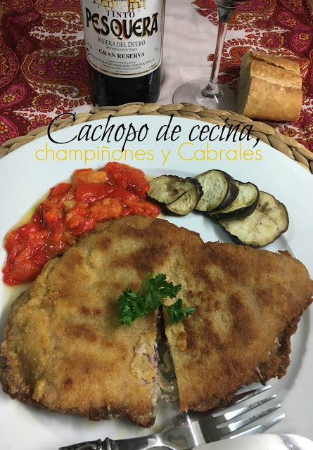 Cachopo De Cecina, Champiñones Y Cabrales