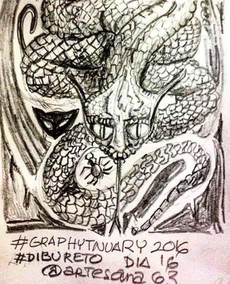#graphitnuary2017 #DibuRetosDía 20 Por el placer de dibujar lápiz y papel