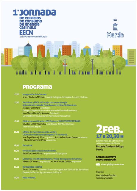 Ecoproyecta participa en la 1ª jornada sobre Edificios de Consumo de Energía Casi Nulo en Murcia