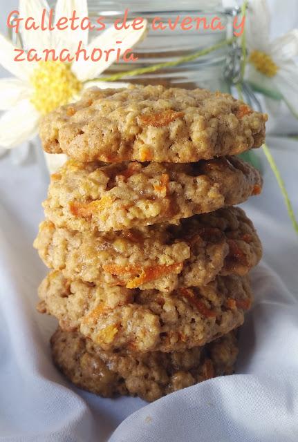 Galletas de avena y zanahoria