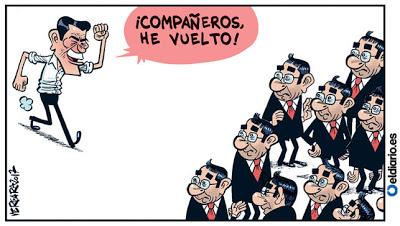 Pedro Sánchez vuelve al redil Pedro Sánchez vuelve al redil