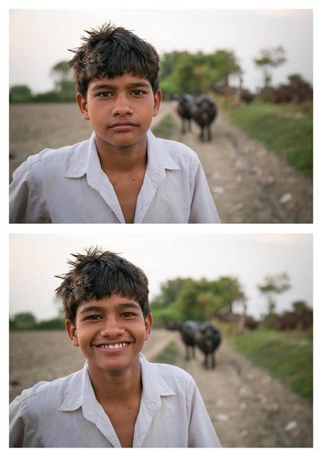 El poder de la sonrisa en la India