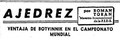 Los Mundiales de Torán - Tal vs Botvinnik 1961 (3)