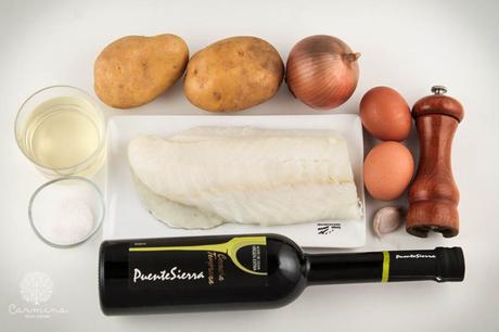 Bacalao al horno con muselina de ajo, receta paso a paso