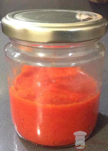 Salsa casera de chiles Salsa casera de chiles