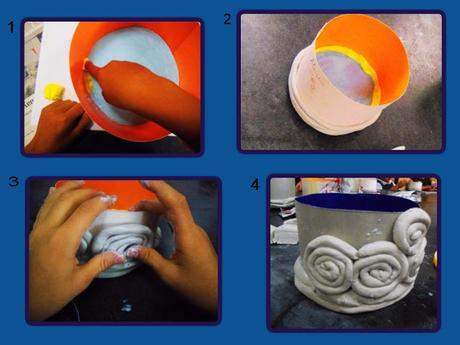 Modelando una vasija Modelando una vasija