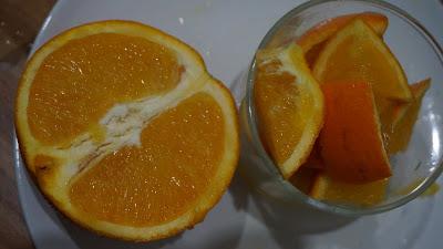 Bizcocho rápido de naranja entera sin lactosa
