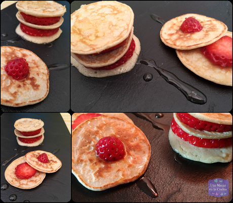 Desayunar rico, bonito y saludable: Tortitas de Avena con Fresas