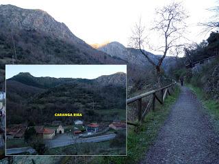 Aciera-Caranga Baxu-La Portillona Morneo-La Canal Pedroso-La Veiga Forcada-El Mantiegu-La Canal del Visu