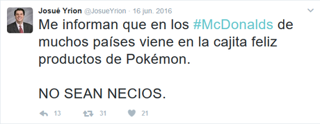 15 tweets desternillantes de Josué Yrion en 2016