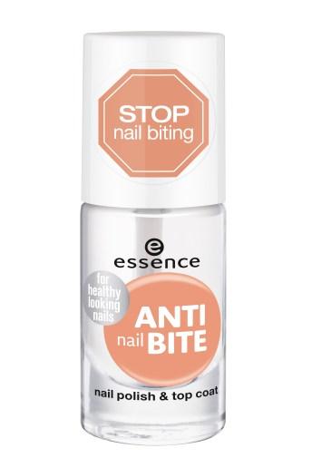 essence anti nail bite nail polish & top coat