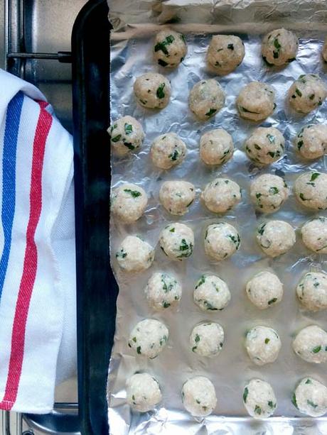 albóndigas de pollo y ricota