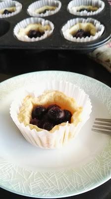Crostata di Mirtilli - Mini pies de arándanos Crostata di Mirtilli - Mini pies de arándanos