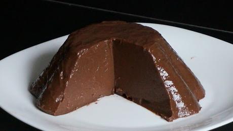 Flan fácil de chocolate de 2 ingredientes