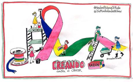 4 de Febrero Día mundial del cáncer  Mini Reto #Dibújamelas