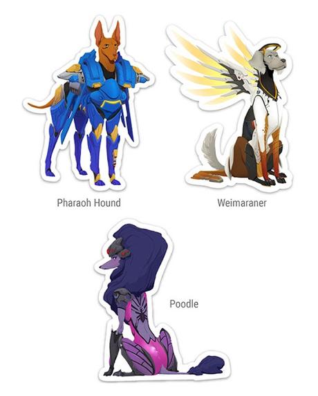 Transforman personajes de Overwatch en perros Transforman personajes de Overwatch en perros