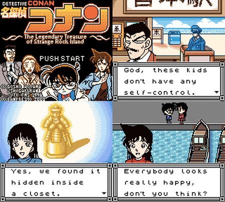 Meitantei Conan: Kigantou Hihou Densetsu de Game Boy Color traducido al inglés