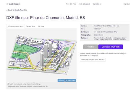 Genera el mapa 3D que necesitas, de manera GRATUITA con CAD Mapper